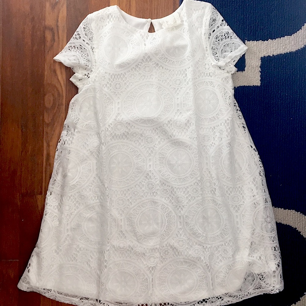 NWOT Boho Lace Shift Dress